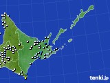道東のアメダス実況(降水量)(2017年07月28日)