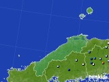 2017年07月28日の島根県のアメダス(降水量)