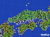 中国地方のアメダス実況(日照時間)(2017年07月29日)