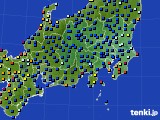 2017年07月30日の関東・甲信地方のアメダス(日照時間)