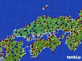 中国地方のアメダス実況(日照時間)(2017年07月31日)
