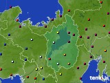 滋賀県のアメダス実況(日照時間)(2017年07月31日)