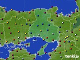 兵庫県のアメダス実況(日照時間)(2017年07月31日)