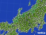 2017年07月31日の北陸地方のアメダス(風向・風速)