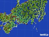 2017年08月01日の東海地方のアメダス(日照時間)