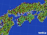 2017年08月01日の四国地方のアメダス(日照時間)