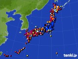 2017年08月01日のアメダス(日照時間)