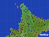 2017年08月01日の道北のアメダス(日照時間)