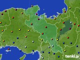 京都府のアメダス実況(日照時間)(2017年08月01日)