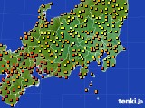 2017年08月01日の関東・甲信地方のアメダス(気温)