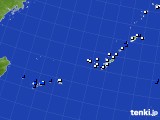 沖縄地方のアメダス実況(風向・風速)(2017年08月01日)
