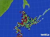 2017年08月02日の北海道地方のアメダス(日照時間)