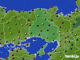 兵庫県のアメダス実況(日照時間)(2017年08月02日)