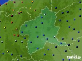 群馬県のアメダス実況(日照時間)(2017年08月03日)