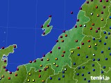 新潟県のアメダス実況(日照時間)(2017年08月03日)
