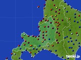 道央のアメダス実況(日照時間)(2017年08月03日)