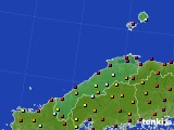 2017年08月03日の島根県のアメダス(日照時間)