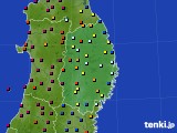 2017年08月03日の岩手県のアメダス(日照時間)