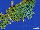 関東・甲信地方のアメダス実況(日照時間)(2017年08月04日)