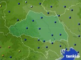 埼玉県のアメダス実況(日照時間)(2017年08月04日)