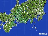 2017年08月04日の東海地方のアメダス(風向・風速)