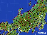 北陸地方のアメダス実況(日照時間)(2017年08月05日)