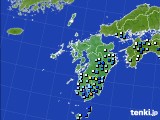 九州地方のアメダス実況(降水量)(2017年08月06日)