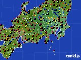 関東・甲信地方のアメダス実況(日照時間)(2017年08月06日)