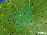 群馬県のアメダス実況(日照時間)(2017年08月06日)