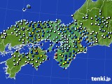 近畿地方のアメダス実況(降水量)(2017年08月07日)