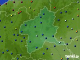 群馬県のアメダス実況(日照時間)(2017年08月07日)