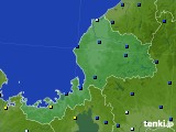 福井県のアメダス実況(日照時間)(2017年08月08日)