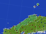 2017年08月08日の島根県のアメダス(日照時間)