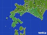 道南のアメダス実況(風向・風速)(2017年08月08日)