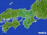 近畿地方のアメダス実況(降水量)(2017年08月09日)