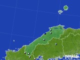 島根県のアメダス実況(降水量)(2017年08月09日)