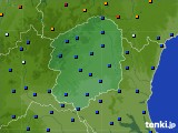 2017年08月10日の栃木県のアメダス(日照時間)