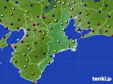 三重県のアメダス実況(日照時間)(2017年08月10日)