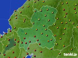 岐阜県のアメダス実況(気温)(2017年08月10日)