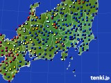 関東・甲信地方のアメダス実況(日照時間)(2017年08月11日)