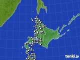 北海道地方のアメダス実況(降水量)(2017年08月12日)