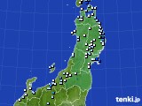 東北地方のアメダス実況(降水量)(2017年08月12日)