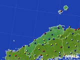 2017年08月12日の島根県のアメダス(日照時間)