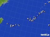 沖縄地方のアメダス実況(風向・風速)(2017年08月12日)