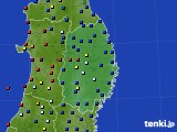 2017年08月14日の岩手県のアメダス(日照時間)