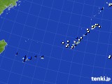 沖縄地方のアメダス実況(風向・風速)(2017年08月14日)