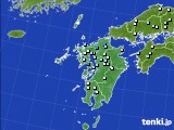 九州地方のアメダス実況(降水量)(2017年08月15日)