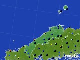 2017年08月15日の島根県のアメダス(日照時間)