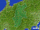 長野県のアメダス実況(気温)(2017年08月15日)