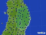 2017年08月16日の岩手県のアメダス(日照時間)